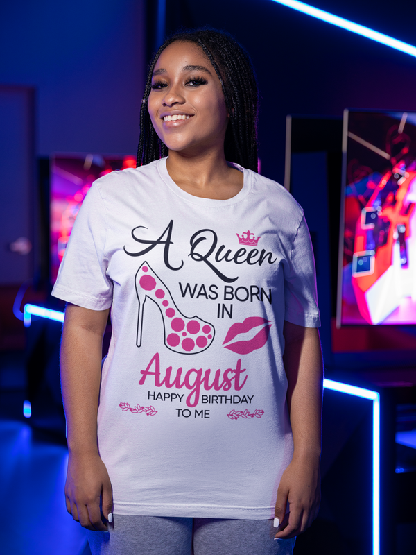 Queen Born August Unisex T-Shirt